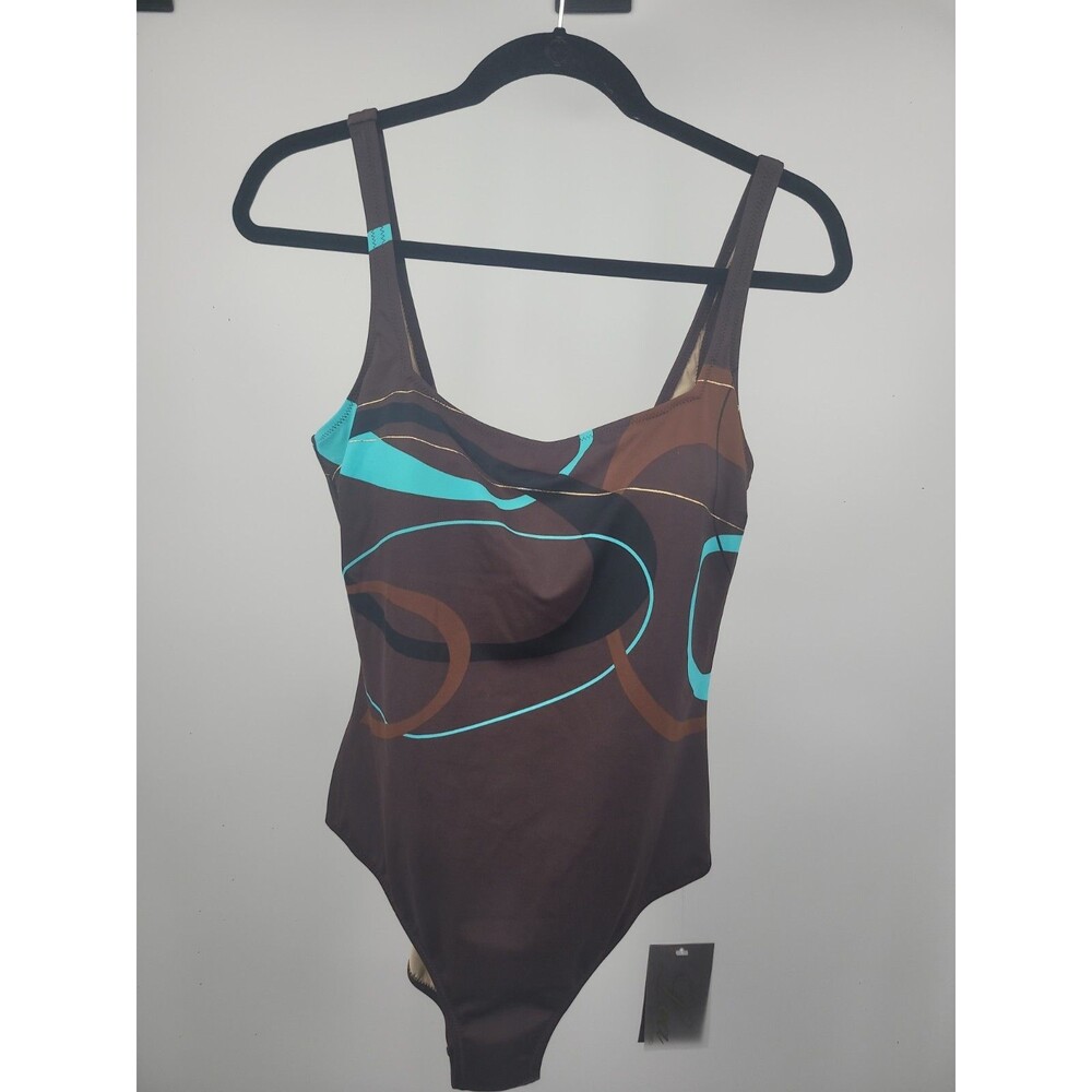 New Lea Gottlieb One Piece Swimsuit Bathing Suit Sz 16 Beach Vacation Resort